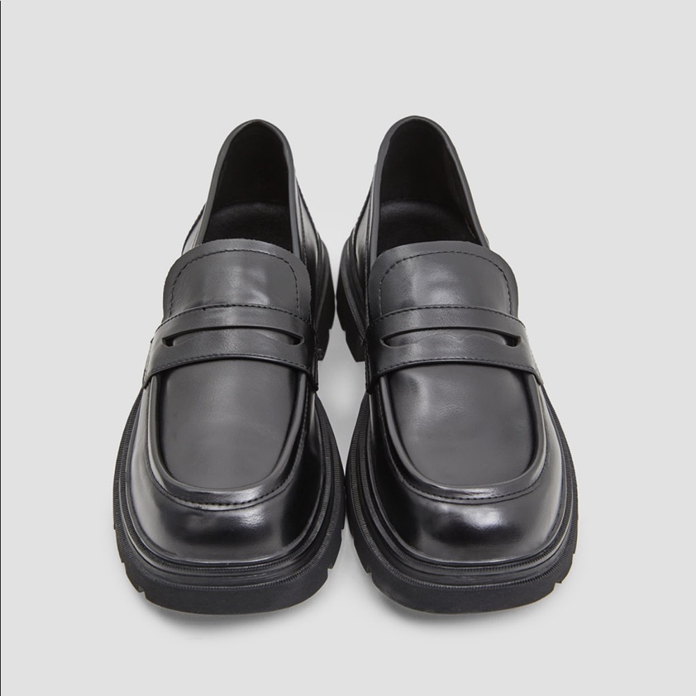 Lattelierstore Platform Penny Loafers